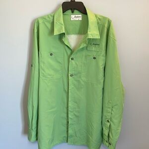 Jawbone tackle company XL fishing lightweight breathable long sleeve button down